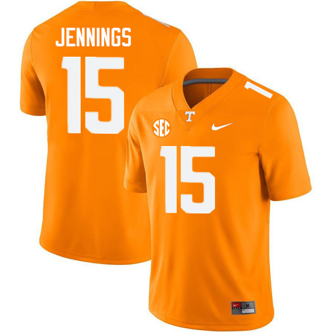 Jauan Jennings Tennessee Jersey,Tennessee Volunteers #15 Jauan Jennings College Jersey-Orange